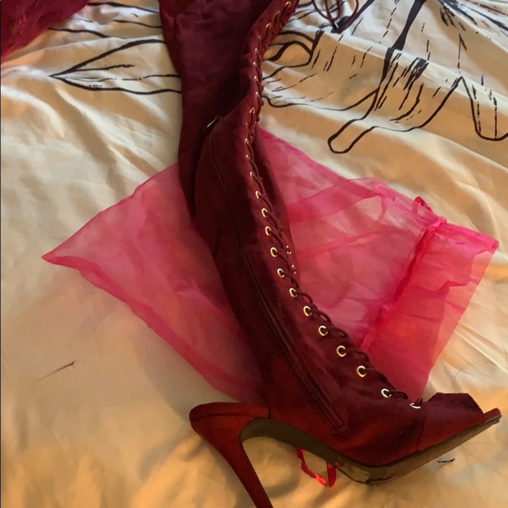 Thigh high heels
